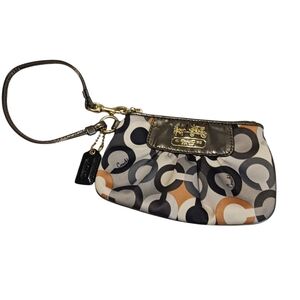 Coach Signature Wristlet in Multicolor